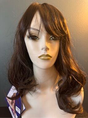 Brown Women's Synthetic Wig with Soft Waves Susanna FS4.27